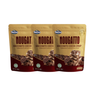Хрустящее печенье с нугой Nezline Nougatto со вкусом шоколада, 50 г, набор 3 шт.