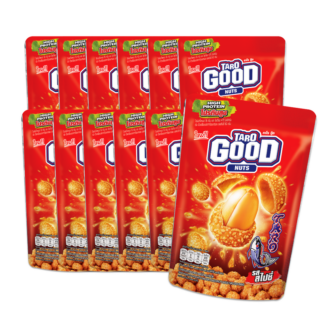 Арахис в хрустящей глазури с рыбной стружкой Taro Good, острый, 60 г, набор 12 шт.
