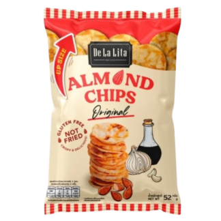 Миндальные чипсы De La Lita Almond Chips с оригинальным вкусом, 52 г
