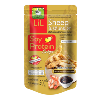 Соевые протеиновые чипсы Lilsheep со вкусом пасты чили с креветками, 50 г