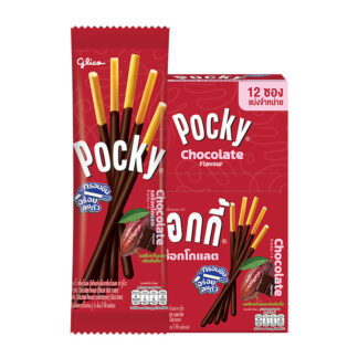 Печенье-палочки Glico Pocky в шоколадной глазури, 10 г, набор 12 шт.