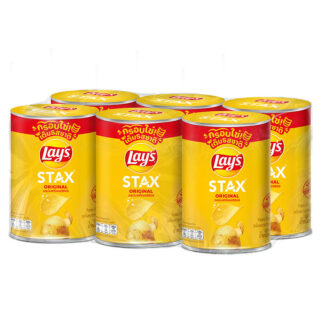Картофельные чипсы Lay's Stax оригинальные, 42 г, набор 6 шт.