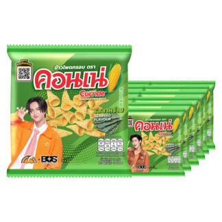 Кукурузные снеки Cornae со вкусом водорослей, 11 г, набор 12 шт.