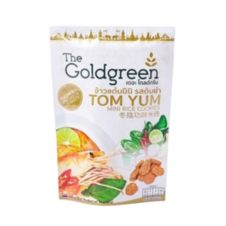 Мини-рисовые крекеры кхао тэн The Goldgreen со вкусом том ям, 40 г