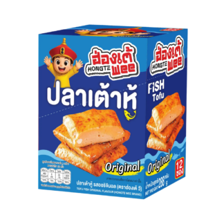 Снек из соевого белка Hongtewee «Тофу-рыбка» оригинальный вкус, 24 г, набор 12 шт.