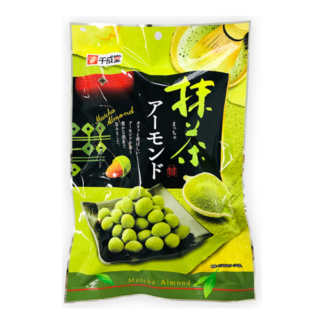 Миндаль в глазури Sennarido со вкусом матча, 100 г