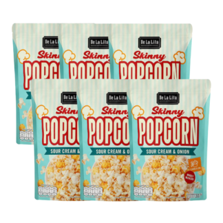 Попкорн De La Lita Skinny Popcorn, 30 г, набор 6 шт.