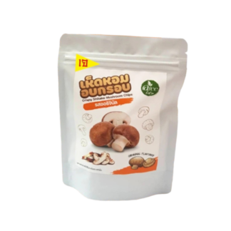 Хрустящие чипсы из грибов шиитаке Aree Farm с оригинальным вкусом, 250 г