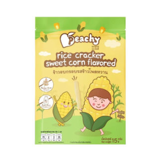 Хрустящие рисовые снеки Peachy со вкусом сладкой кукурузы