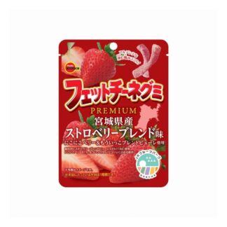 Мармелад Bourbon Fettuccine Gummi со вкусом клубники, 50 г (Bourbon Fettuccine Gummi Strawberry 50g)