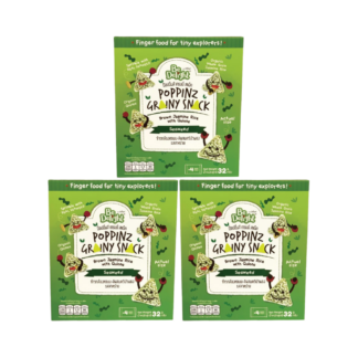 Злаковые пуффы Be Delight Poppins Grainy из жасминового риса с киноа со вкусом морских водорослей, 32 г, набор 3 шт.