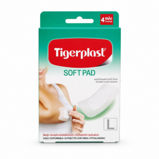 Повязка Tigerplast Soft Pad P2 с мягкой подушечкой, 60x100 мм, 4 шт.