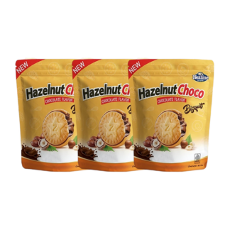 Печенье Nezline HazelnutChoco с какао-кремом и фундуком, набор 3 шт.