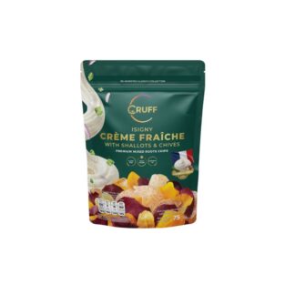 Чипсы из разноцветных корнеплодов и таро Cruff со вкусом крем-фреш Isigny, 75 г