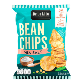 Бобовые чипсы De La Lita Bean Chips с морской солью, 25 г