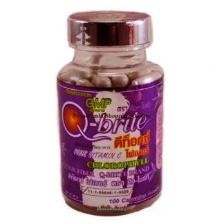 Капсулы для контроля веса с хлорофиллом и витамином С (Q – Brite Chlorophyll plus vitamin C)