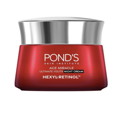 Антивозрастной ночной крем для лица с ретинолом Pond'S 45гр (Pond'S Age Miracle Ultimate Youth Night Cream Hexyl-Retinol 45g)