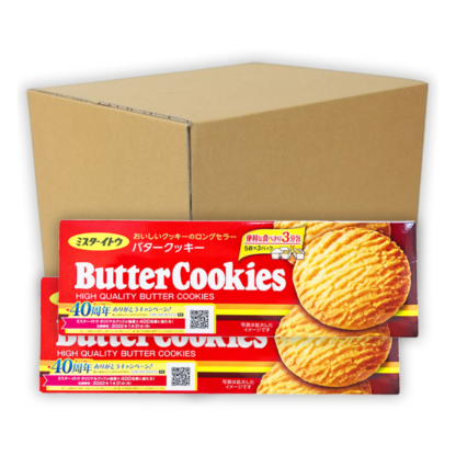 Печенье Mr. Ito сливочное Butter Cookie, 198 г, набор 12 шт. (MR. ITO Butter Cookie 198g x12)