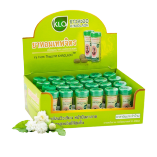 Тайские травяные таблетки Я Хом Тхеп Пачит KLO, 15 шт. (KLO Ya Hom Thep Pa Chit Herbal Tablets 15 pcs)