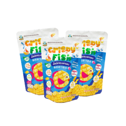 Хрустящие хлопья из морской рыбы Begin Baby, 55 г, набор 3 шт. (BEGIN BABY Crispy Sea Fish Flakes 55g x3)