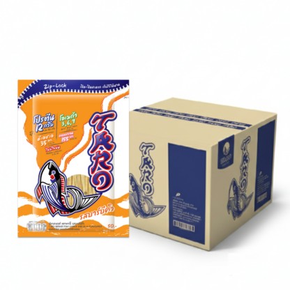 Рыбный снек Taro со вкусом барбекю, 50 г, набор 24 шт. (TARO Fish Snack Barbecue 50g x24)