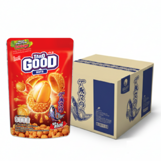 Хрустящий арахис в панировке с рыбными хлопьями Taro Good острый, 60 г, набор 24 шт.