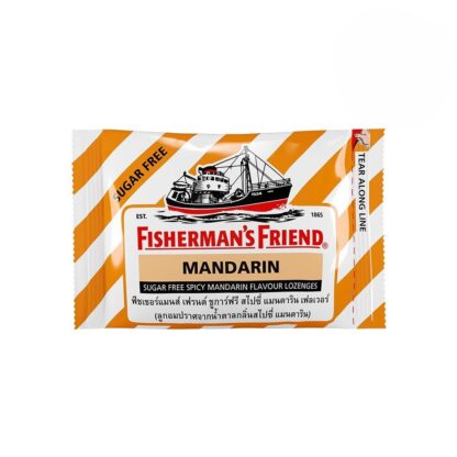 Леденцы Fisherman's Friend «Пряный мандарин» без сахара, 22 г (Fisherman's Friend Sugar Free Spicy Mandarin 22 g)