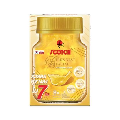 Гидрогелевая маска для лица Scotch Bird's Nest, 38 г, набор 5 шт. (Scotch Bird's Nest Hydrogel Mask 38 g x5)