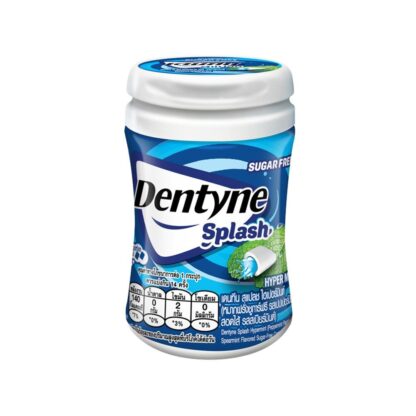 Жевательная резинка Dentyne Splash Hypermint в банке без сахара, 45,6 г (Dentyne Splash Sugar Free Hypermint Bottle)