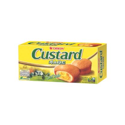 Пирожные Orion Custard с заварным кремом, 6 шт. (ORION Custard Soft Cake 6pcs)