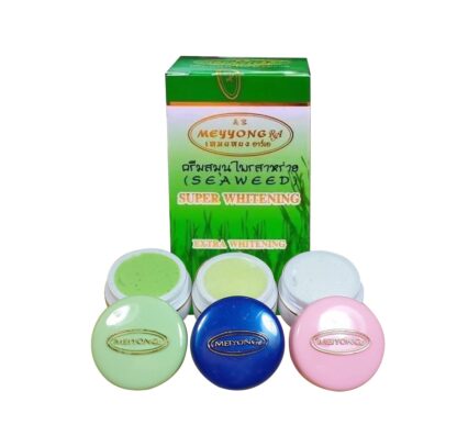 Набор из 3 кремов «Супер отбеливание» (Meiyong Super Extra Whitening Cream Seaweed Face lift natural Algae)