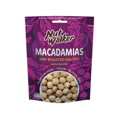 Орехи макадамия Nut Walker жареные без соли, 300 г (NUT WALKER Roasted Unsalted Macadamias 300g)