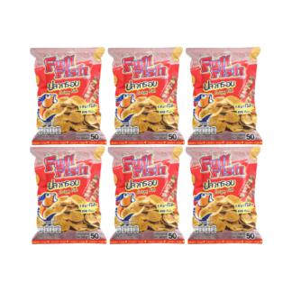 Хрустящая рыбка Fullfish со вкусом барбекю, 50 г, набор 6 шт. (FULLFISH Crispy Fish BBQ 50g x6)