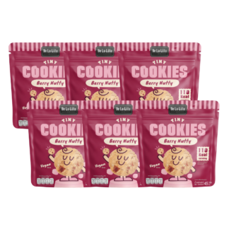 Мини-печенье De La Lita Tiny Cookie с ягодами и орехами Berry Nutty, 45 г, набор 6 шт.