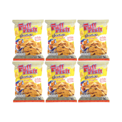 Хрустящая рыбка Fullfish с оригинальным вкусом, 50 г, набор 6 шт. (FULLFISH Crispy Fish Original 50g x6)