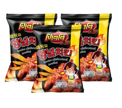 Чипсы Potato Majiko со вкусом острой курицы в корейском соусе, 60 г, набор 3 шт. (POTATO MAJIKO Crackers Korean Spicy Chicken Sauce 60g x3)