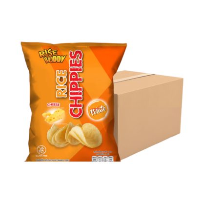 Рисовые чипсы Rise Buddy ассорти 4 вкусов, 60 г, набор 24 шт. (RISE BUDDY Rice Chippies Assorted 4 Flavours 60g x24)