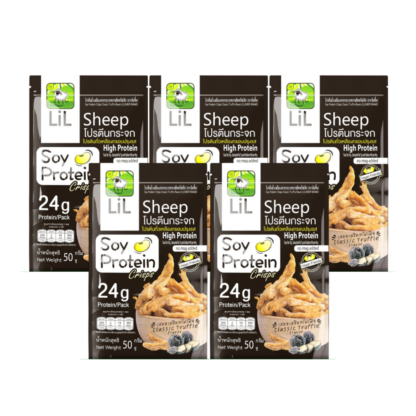 Соевые протеиновые чипсы Lilsheep со вкусом трюфеля, 50 г, набор 5 шт. (LILSHEEP Soy Protein Crisps Truffle 50g x5)