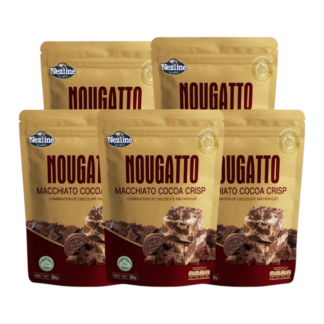 Нуга с хрустящим наполнителем Nezline Nougatto со вкусом шоколада, 50 г, набор 5 шт.