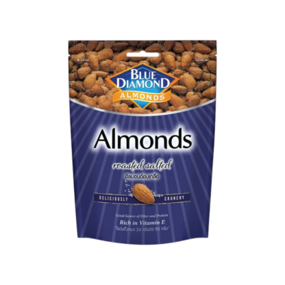 Миндаль Blue Diamond жареный солёный, 400 г (BLUE DIAMOND Roasted Salted Almonds 400g)