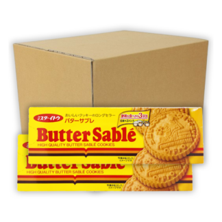 Печенье Mr. Ito сливочное Butter Sable, 210 г, набор 12 шт. (MR. ITO Butter Sable Cookie 210g x12)