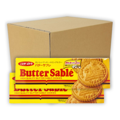 Печенье Mr. Ito сливочное Butter Sable, 210 г, набор 12 шт. (MR. ITO Butter Sable Cookie 210g x12)