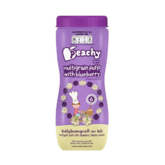 Злаковые пуффы Peachy с черникой