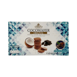 Кокосовые вафли Virgin Coco Cocowafer с шоколадной начинкой, 90 г