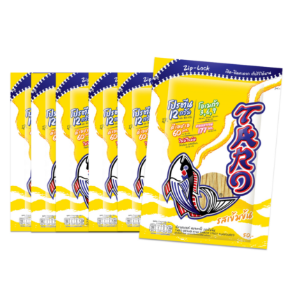 Рыбный снек Taro с насыщенным острым вкусом, 50 г, набор 6 шт. (TARO Fish Snack Spicy 50g x6)