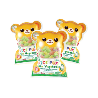 Рисовые пуффы Begin Baby с овощами, фруктами и сыром, набор 3 шт. (BEGIN BABY Rice Puff Vegetable Fruit Cheese x3)