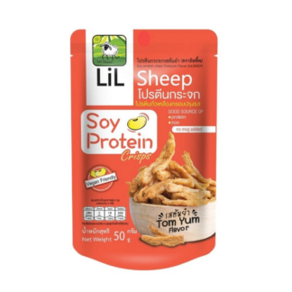 Соевые протеиновые чипсы Lilsheep со вкусом том ям, 50 г