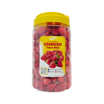 Сублимированная мини-клубника Snackies, в банке, 400 г (SNACKIES Freeze-Dried Mini Strawberry Tub 400g)