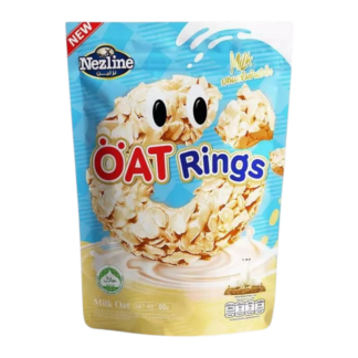 Овсяные колечки Nezline Oat Rings в молочной глазури, 60 г