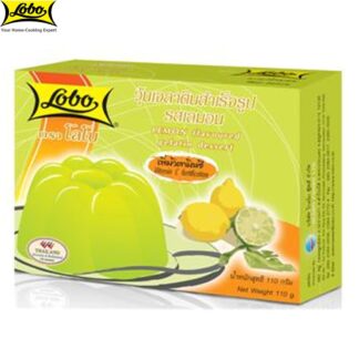 Десерт из лимона - желе Lobo 110 грамм (Lemon dessert - Lobo jelly 110 grams)